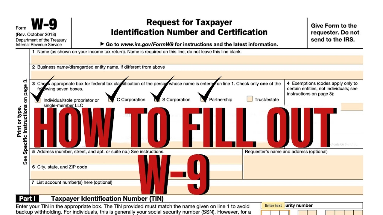 Irs W9 Form Instructions