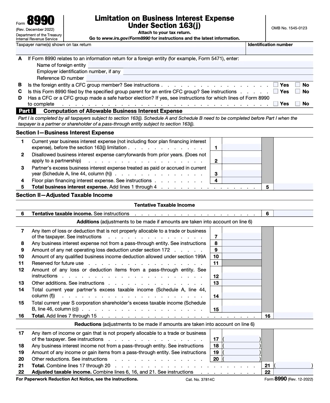 How To File Form 8990 Step by Step Instructions