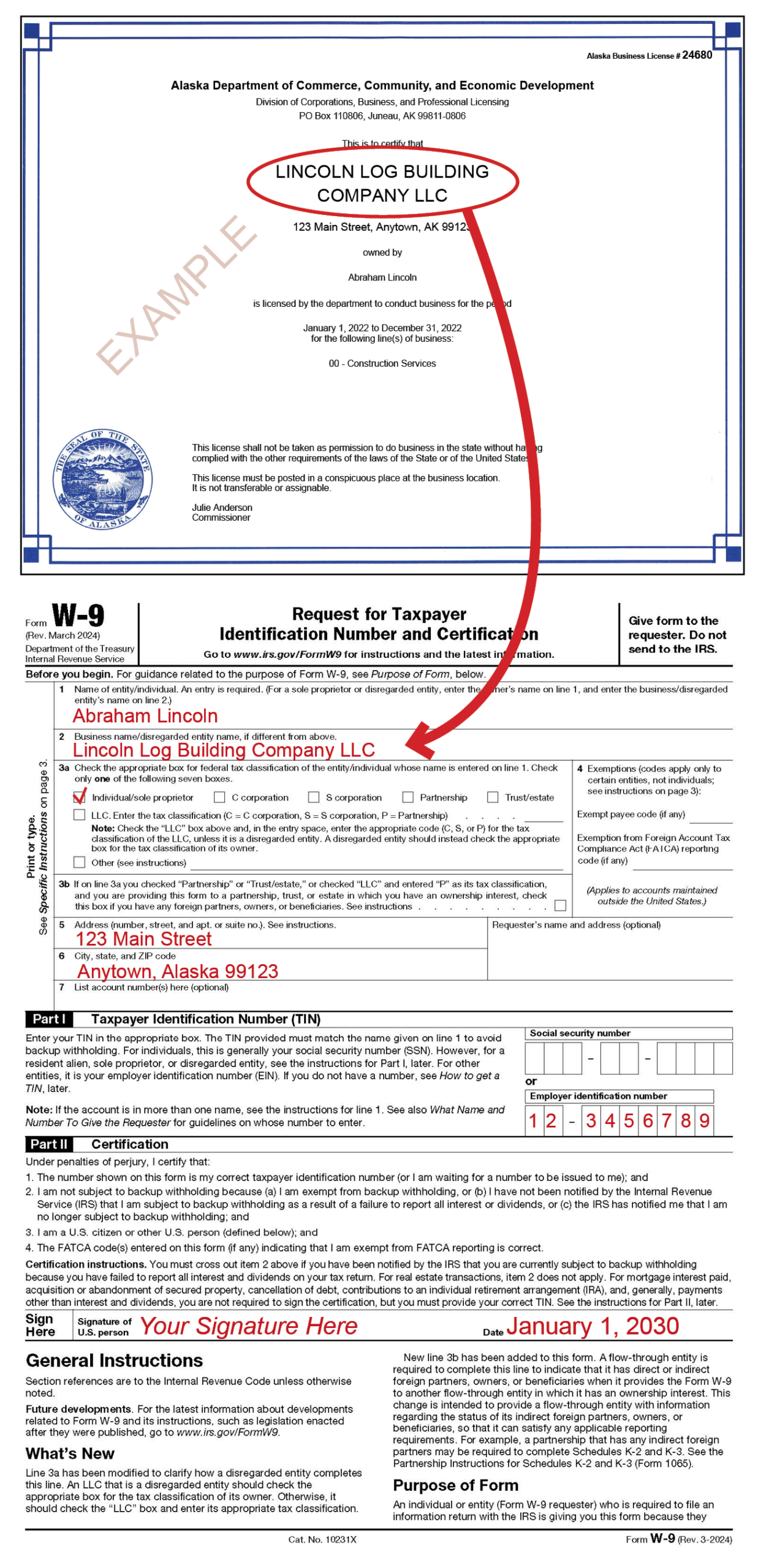How To Fill Out A W9 Form For An Llc Printable