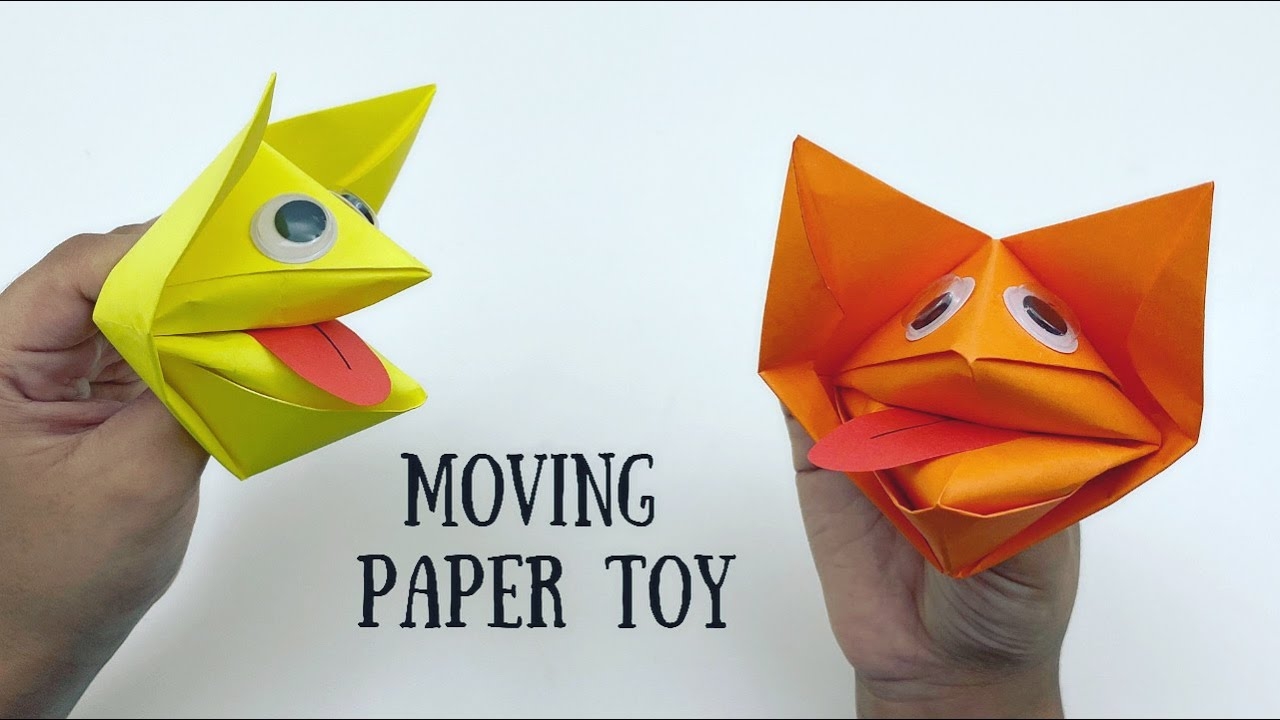 How To Make Easy Moving Paper Toy For Kids Nursery Craft Ideas Paper Craft Easy KIDS Crafts