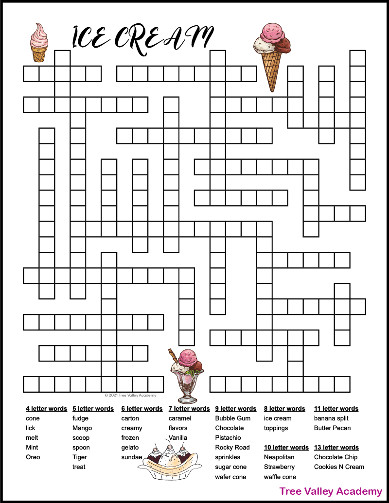 Free Printable Puzzle Page