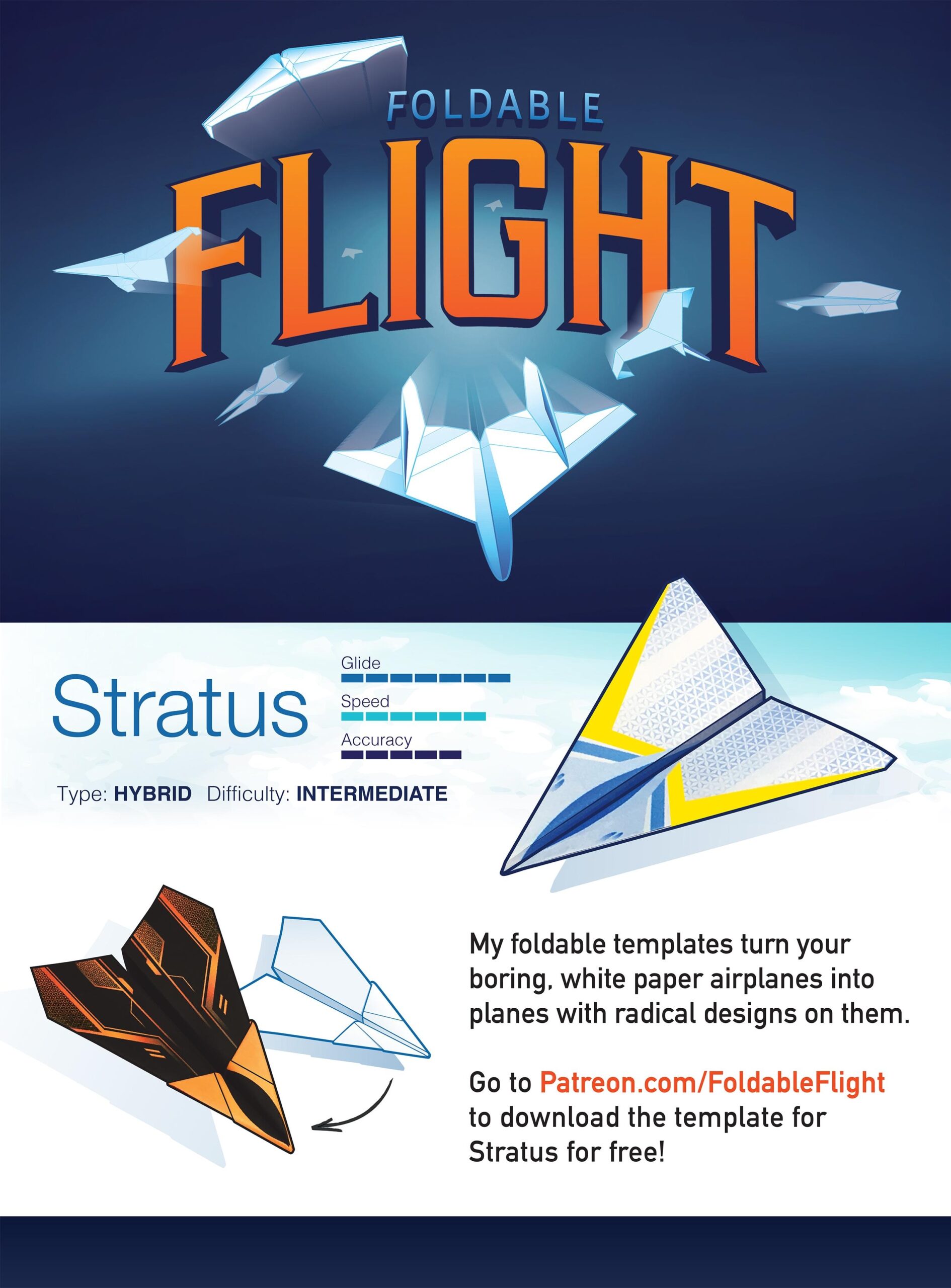 Incredible Paper Airplanes With Printable Templates From Foldable 