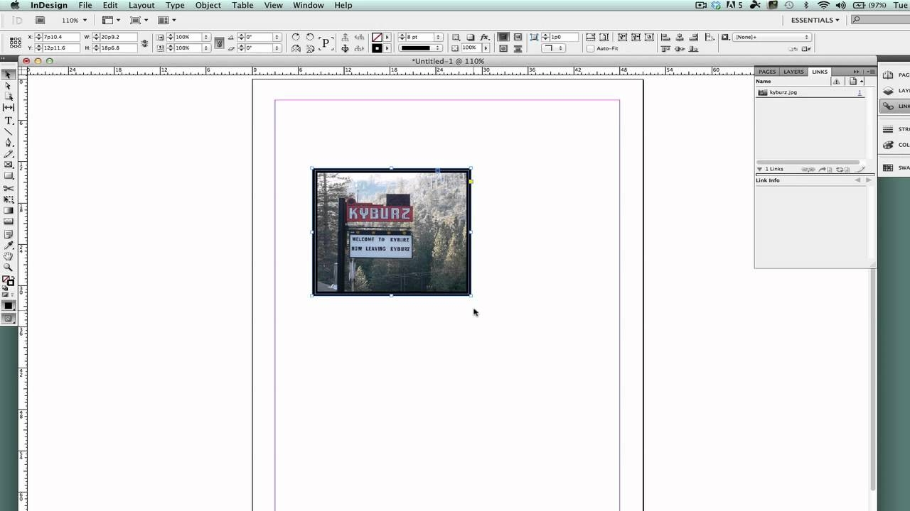 InDesign Creating Borders For Images