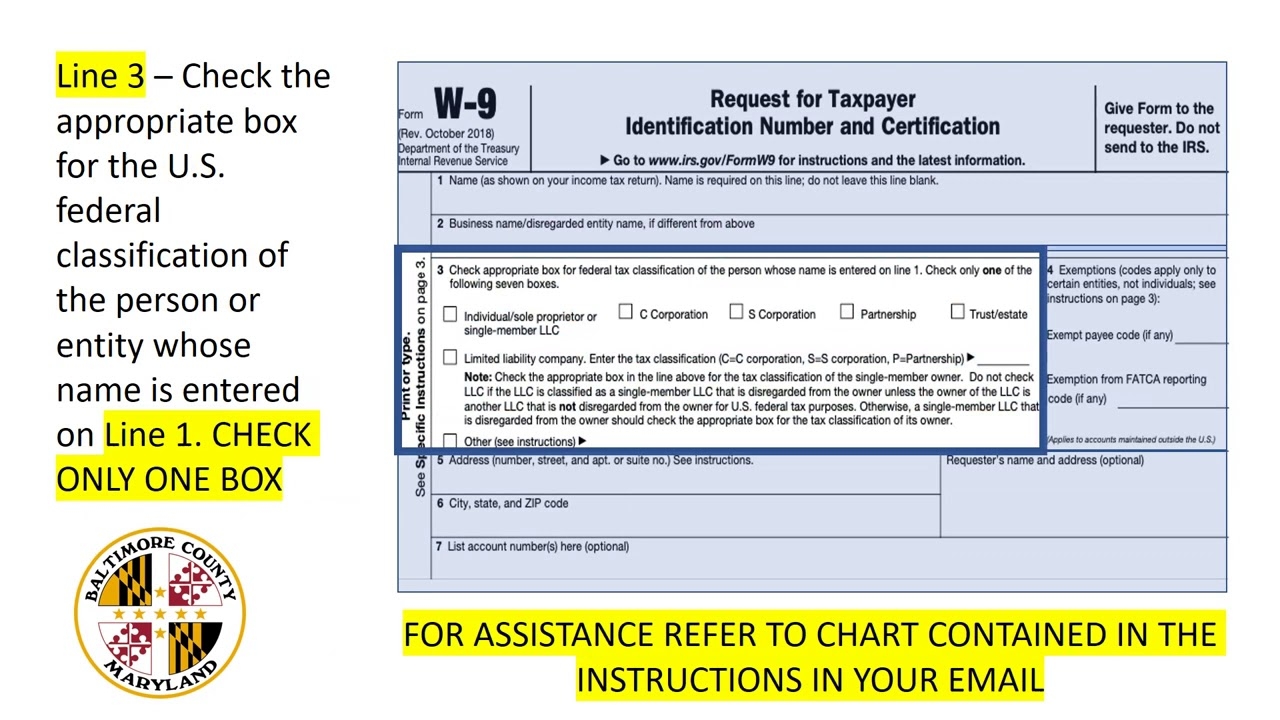 Instructions On How To Accurately Complete The Required W9 Form
