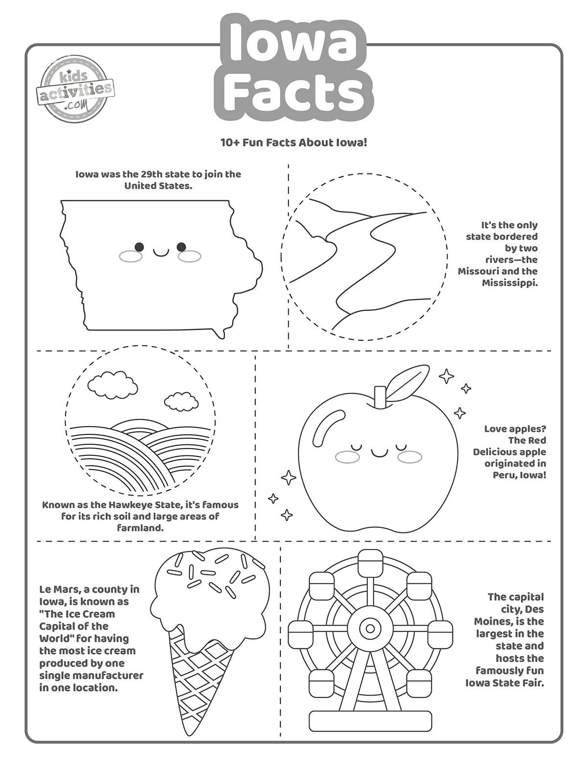 Interesting Facts About Iowa Kids Activities Blog