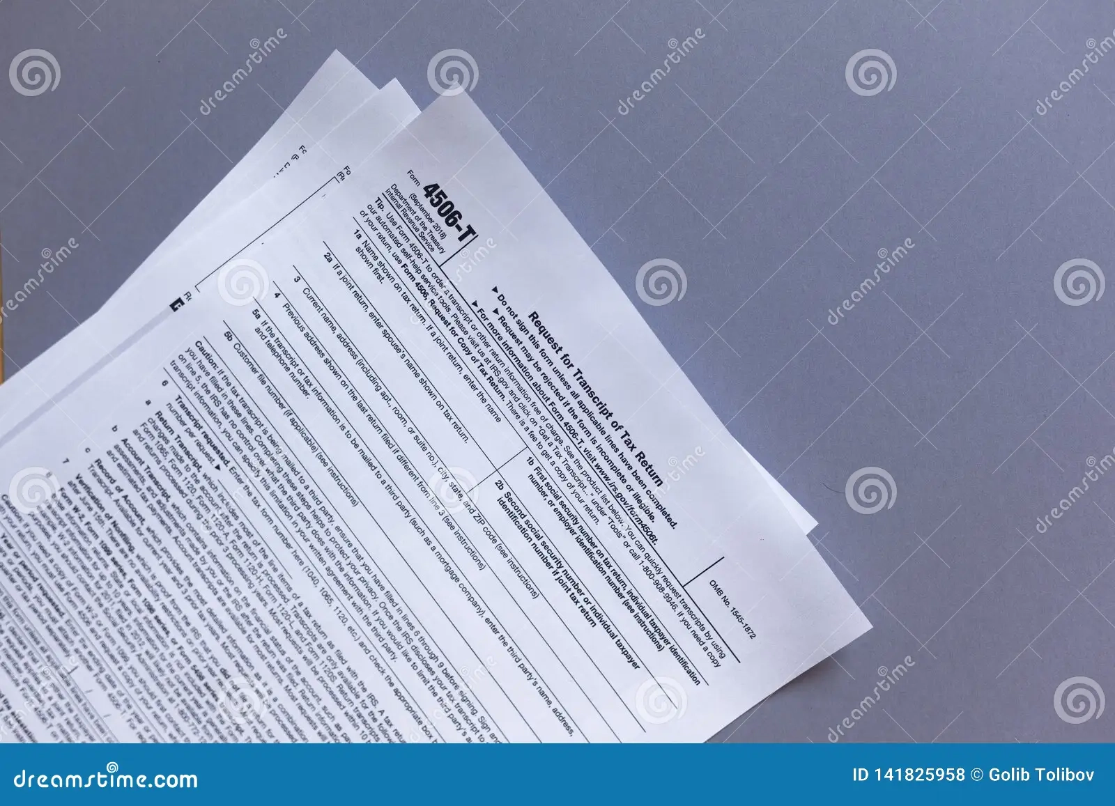 Irs Form 4506-T Request For Transcript