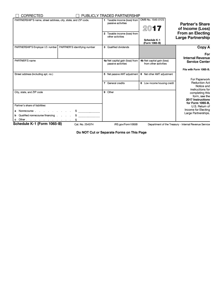 What Is A K-1 Form Irs