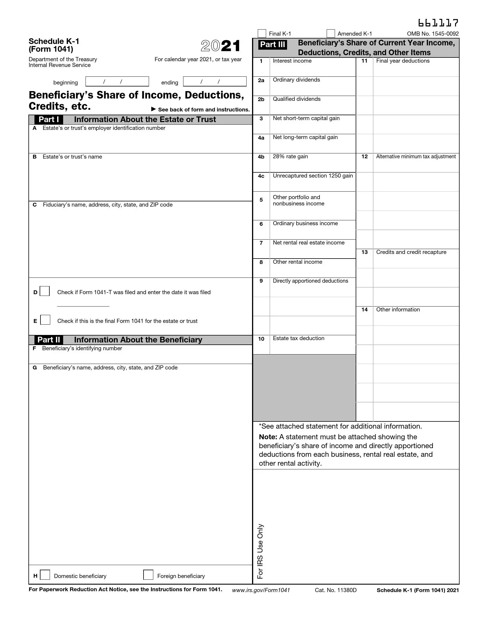 Irs Form Estate Tax