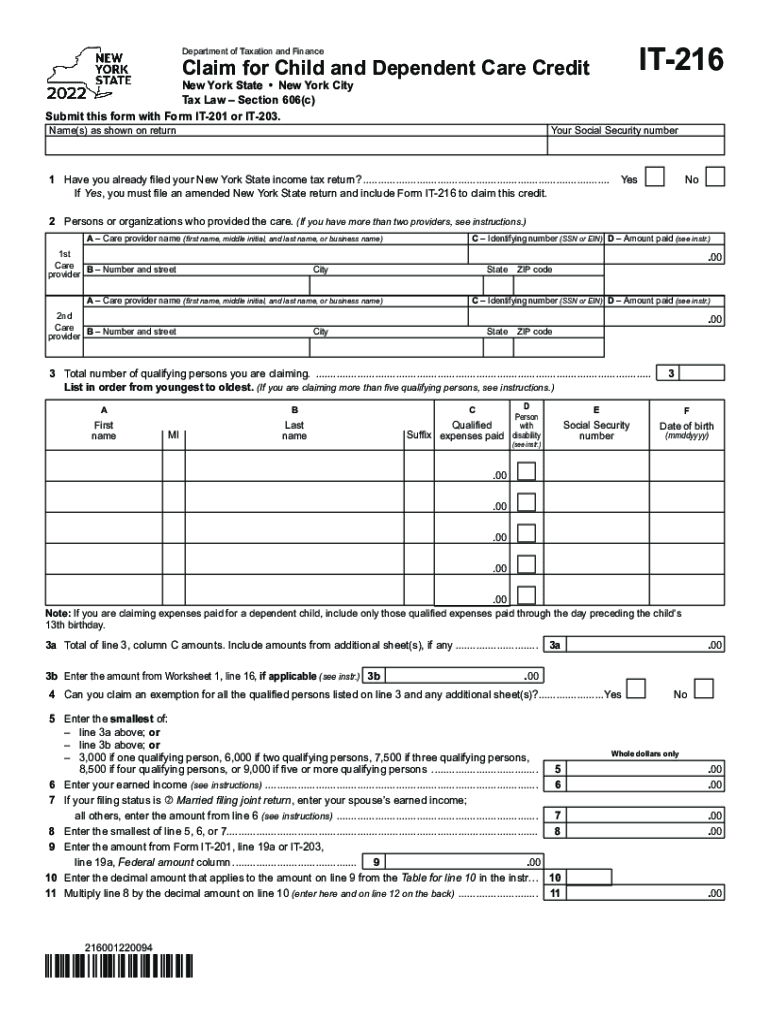 Tax Form For Dependent Child