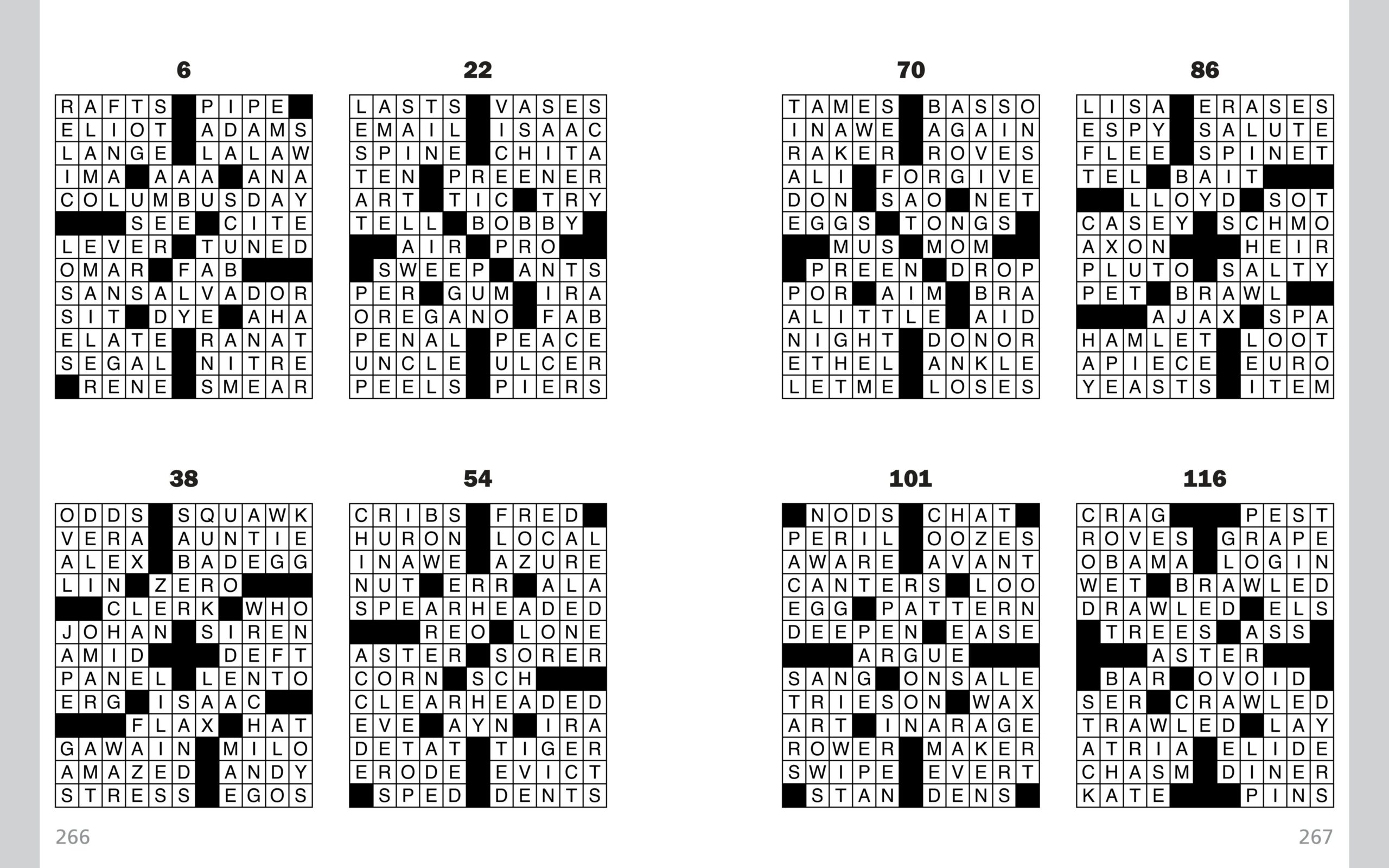 Crossword Puzzles Thomas Joseph Printable