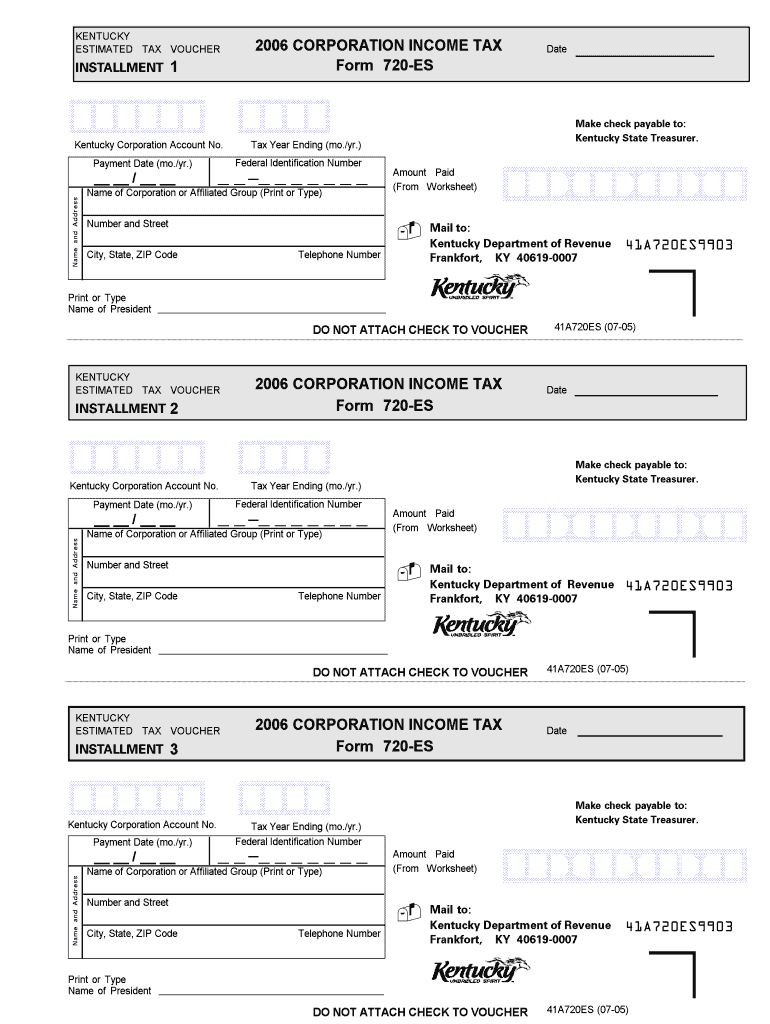 Printable Form 720