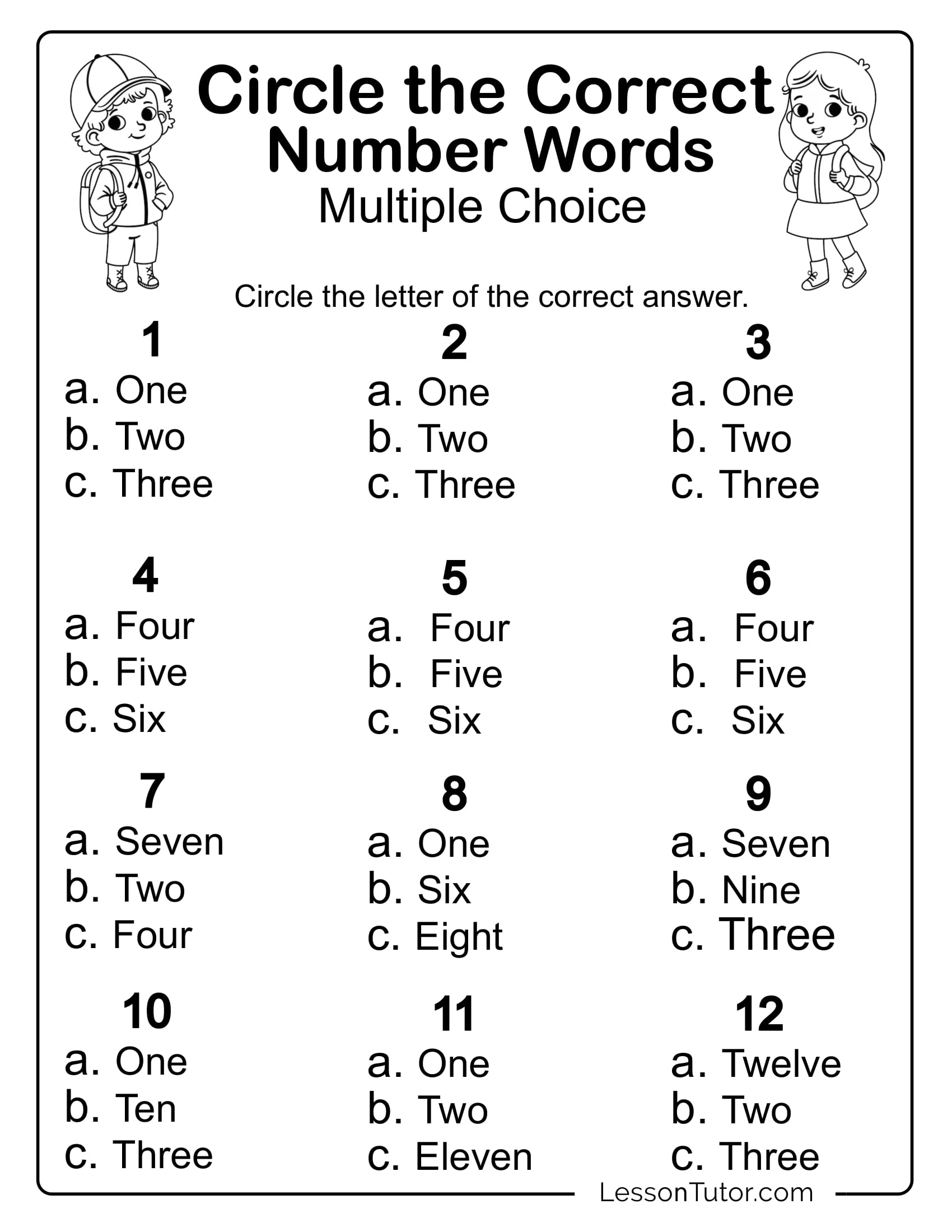 Kindergarten Numbers In Words 1 30 Worksheets Free Coloring 