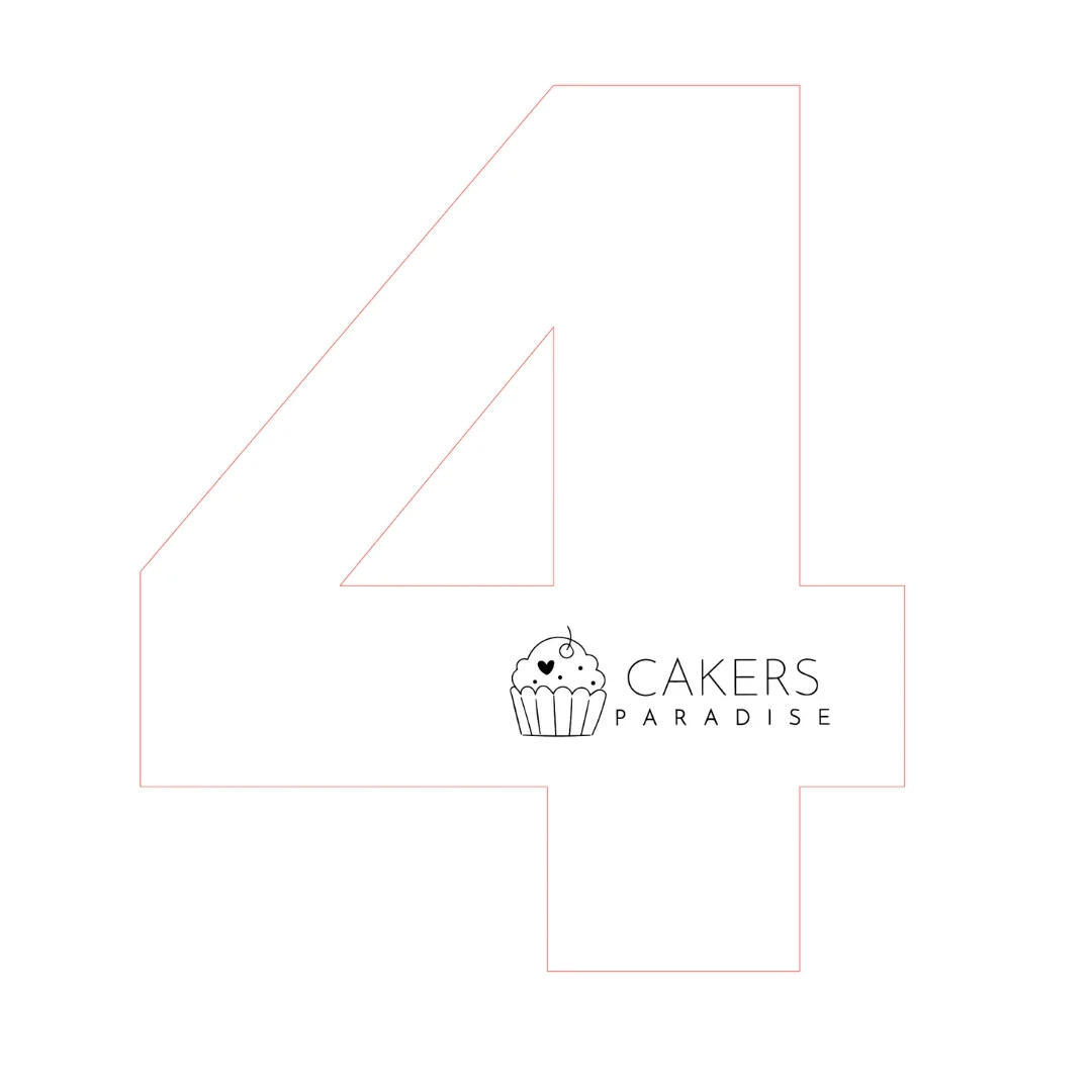 Large Acrylic Cake Templates Numbers Cakers Paradise Cakers 