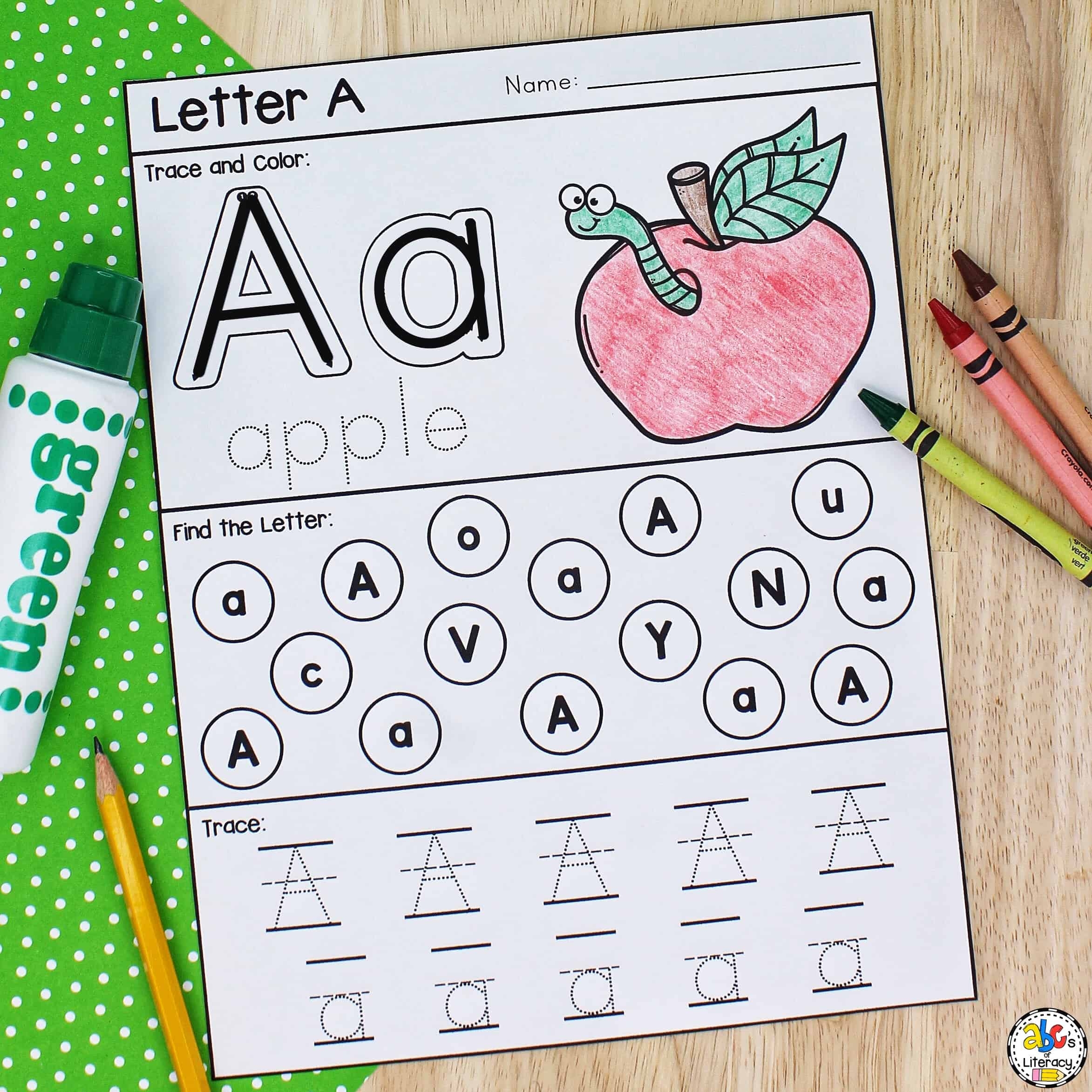 Letter Recognition Worksheets Free Printable