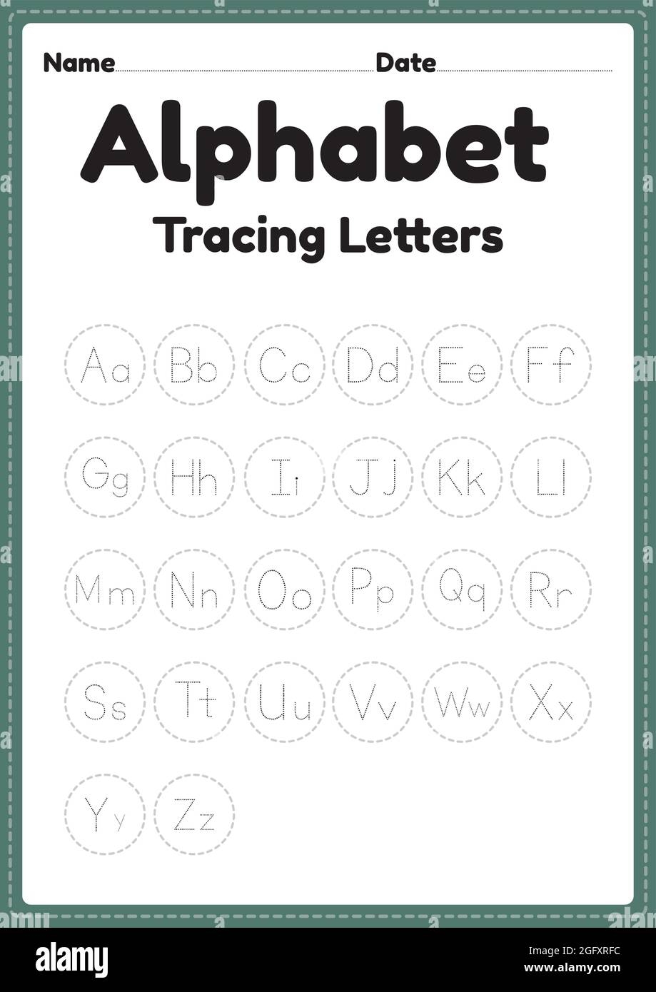 Printable Letter Worksheets For Preschool