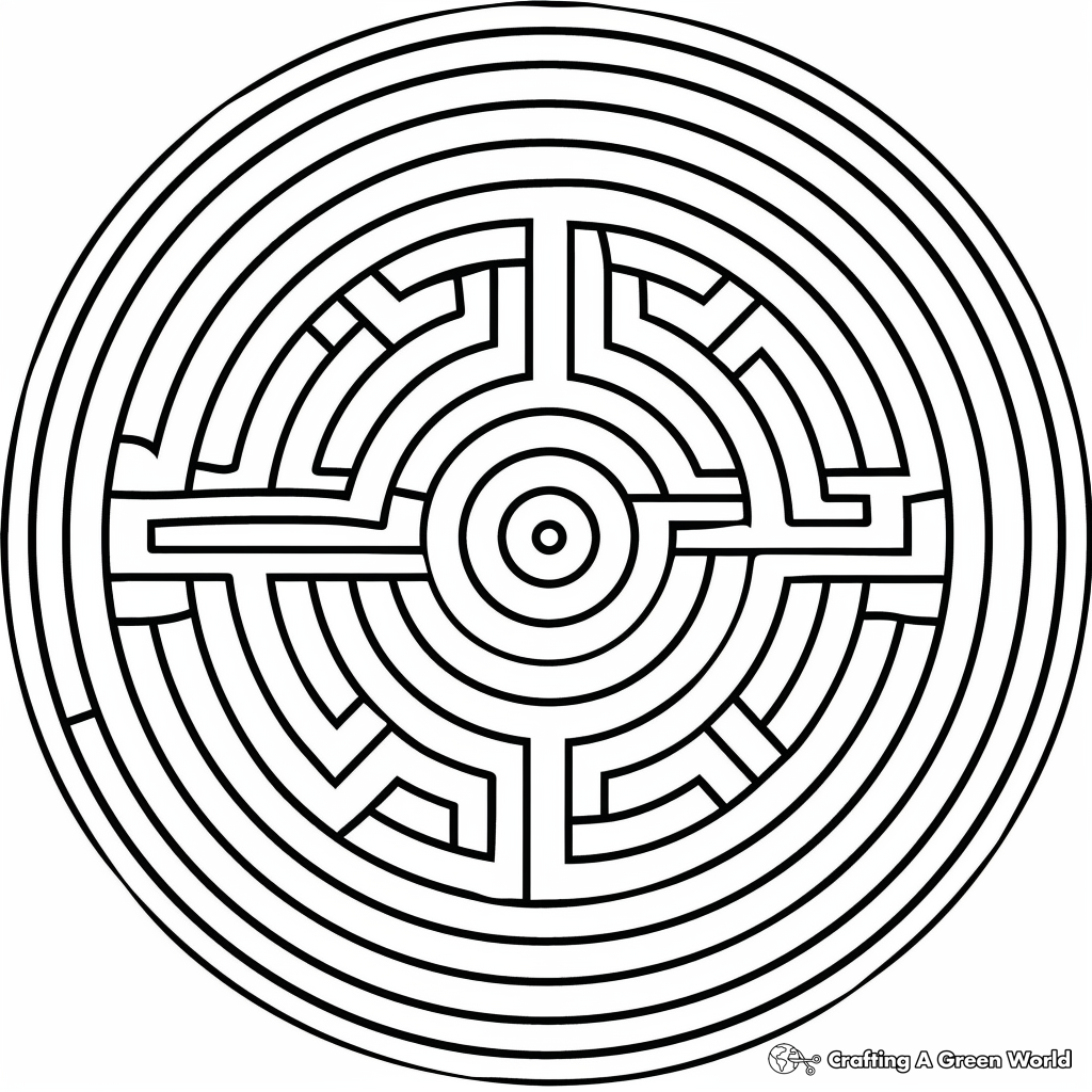 Pictures Of Labyrinths To Print