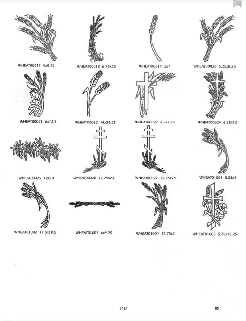 Memorial Clip Art Design Book Olivewood Cemetery