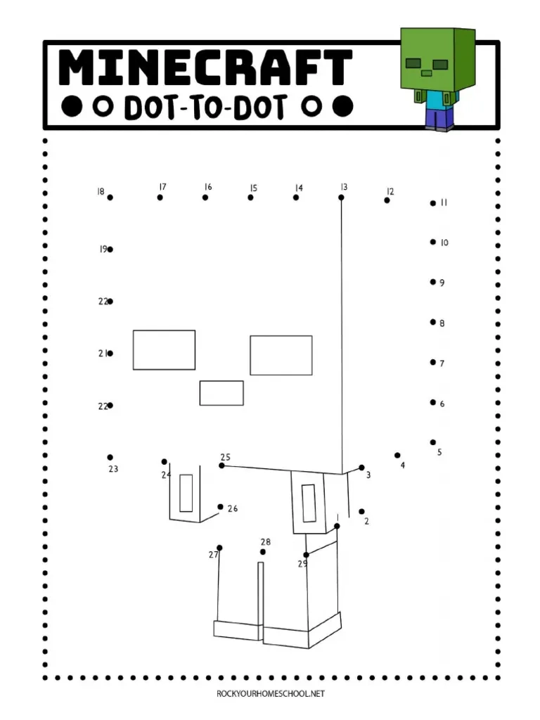 Minecraft Worksheets Printable