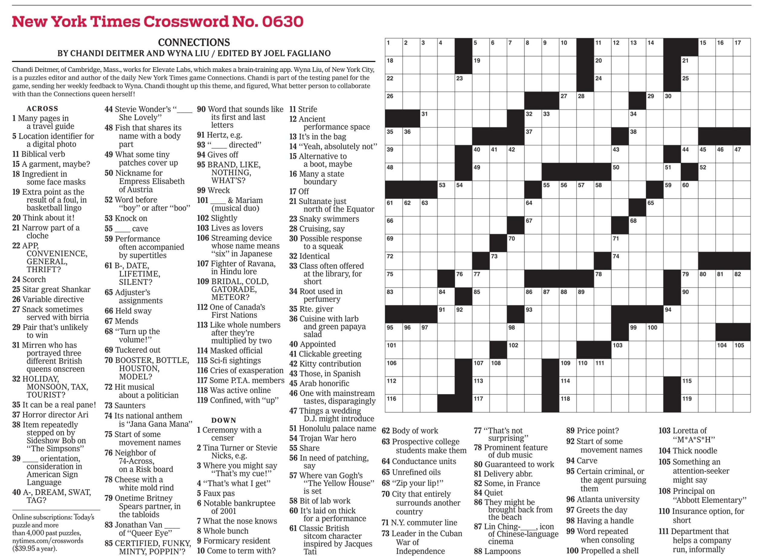 Daily Printable Crossword Puzzles Free