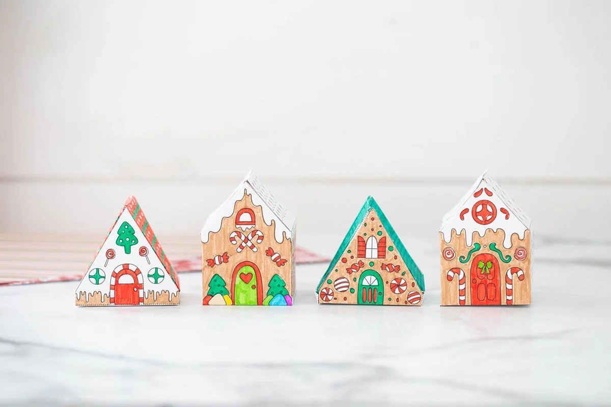 Paper Gingerbread House Free Printables The Best Ideas For Kids