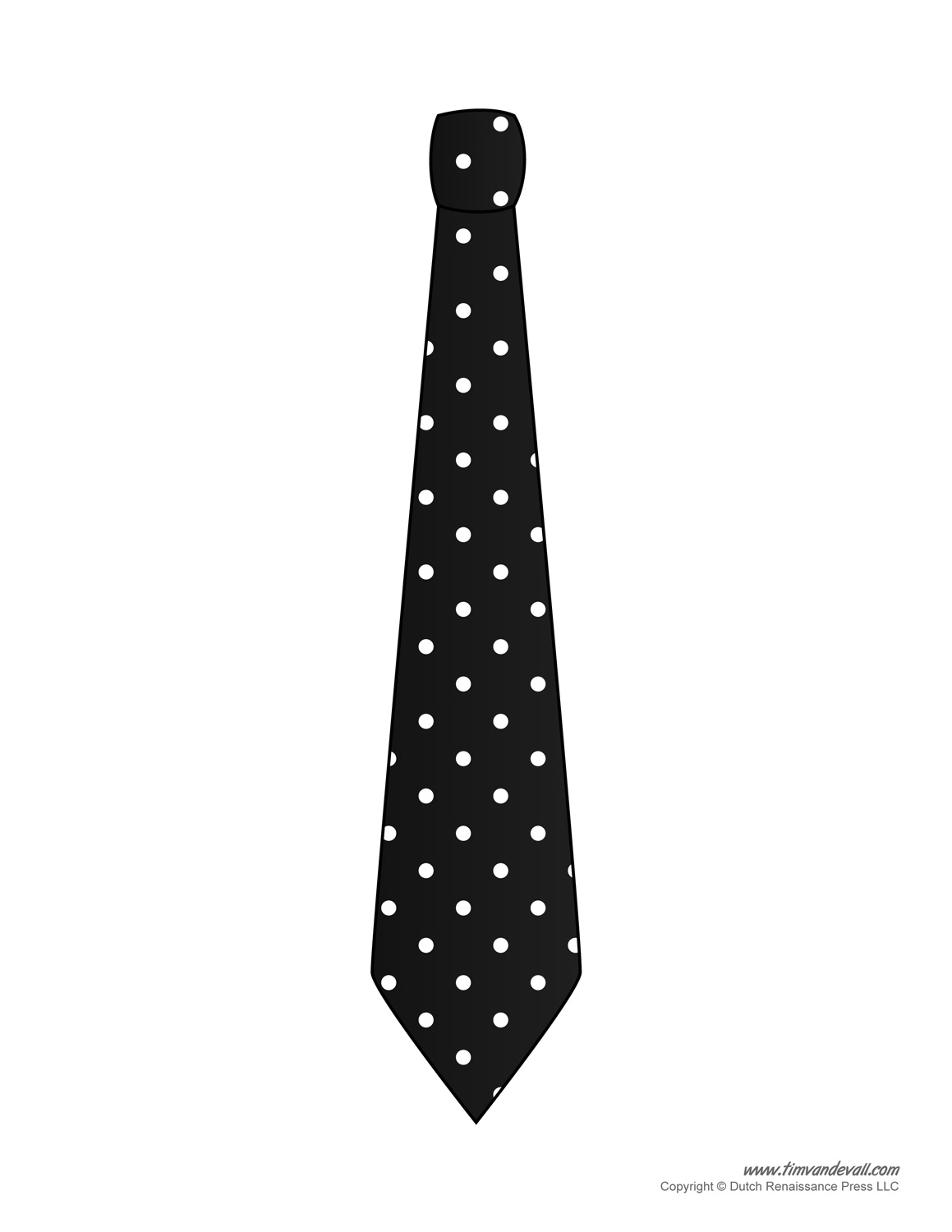 Free Printable Necktie Template