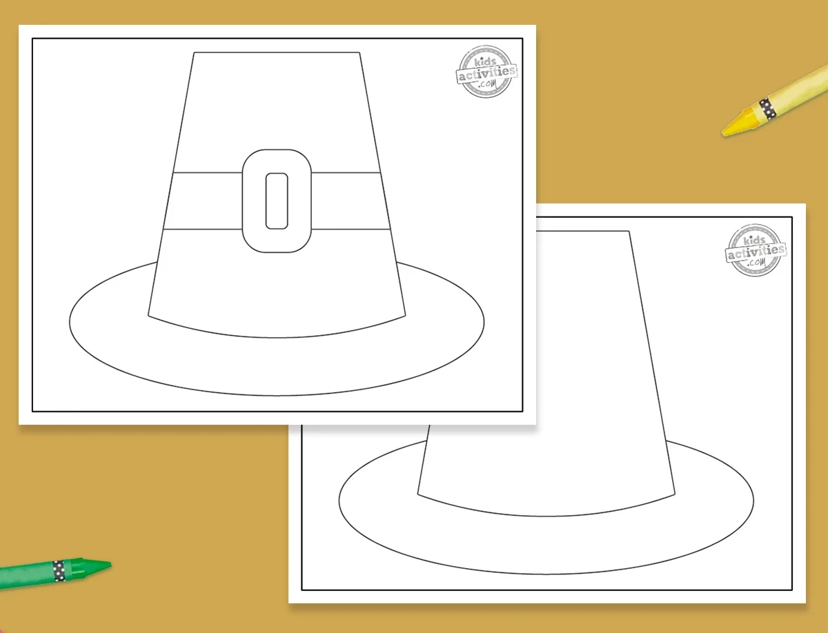 Free Printable Pilgrim Hat Template
