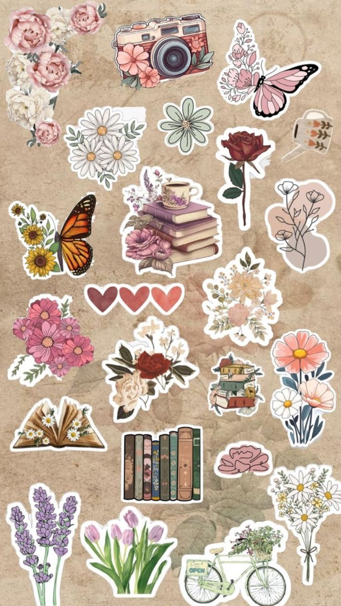 Pin By Aishwarya Bedre On Sticker Design Vintage Aesthetic 