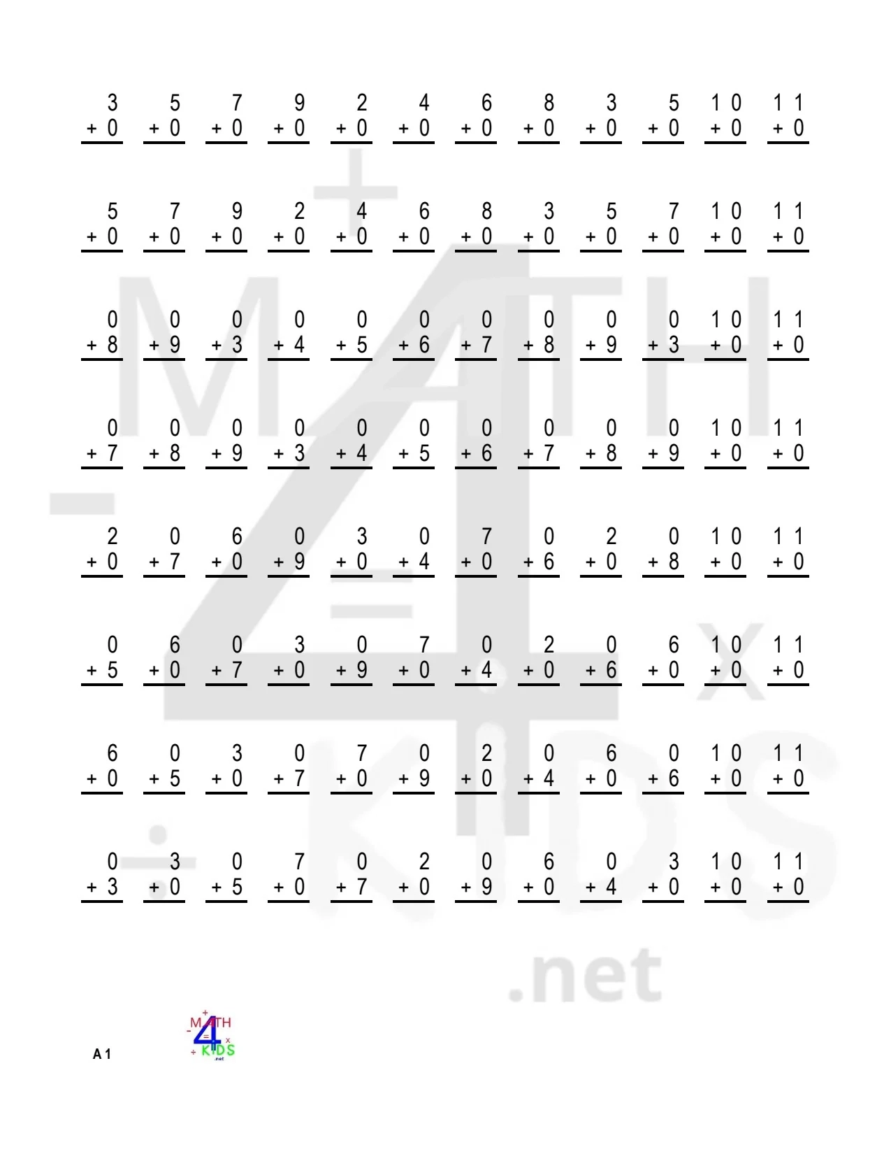Printable Free Worksheets Math