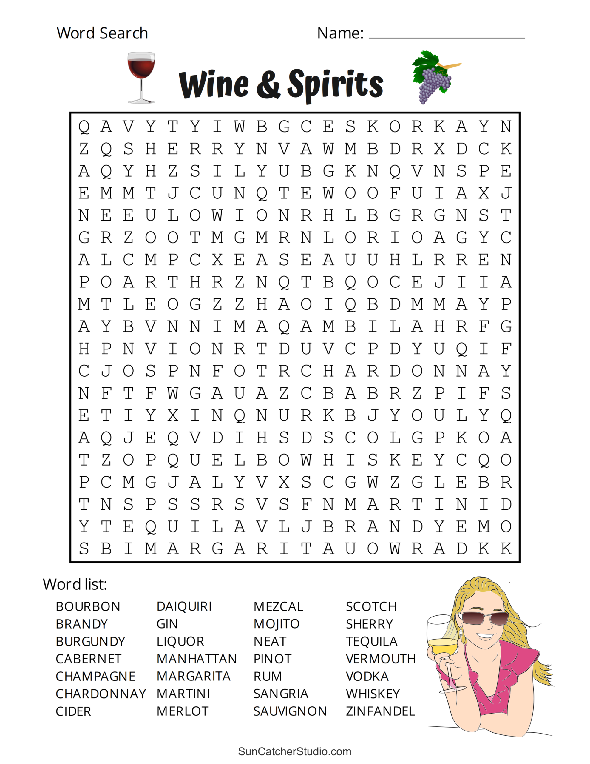 Crossword Search Puzzles Printable Free