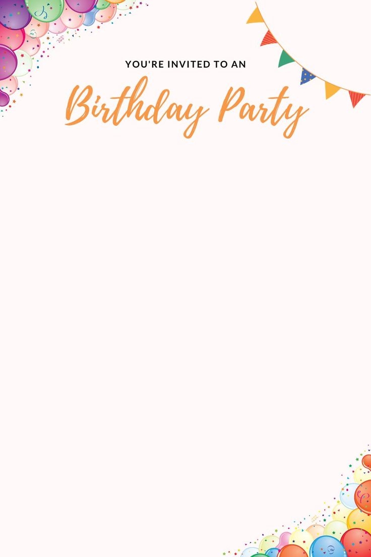 Invitation Printable Free Templates