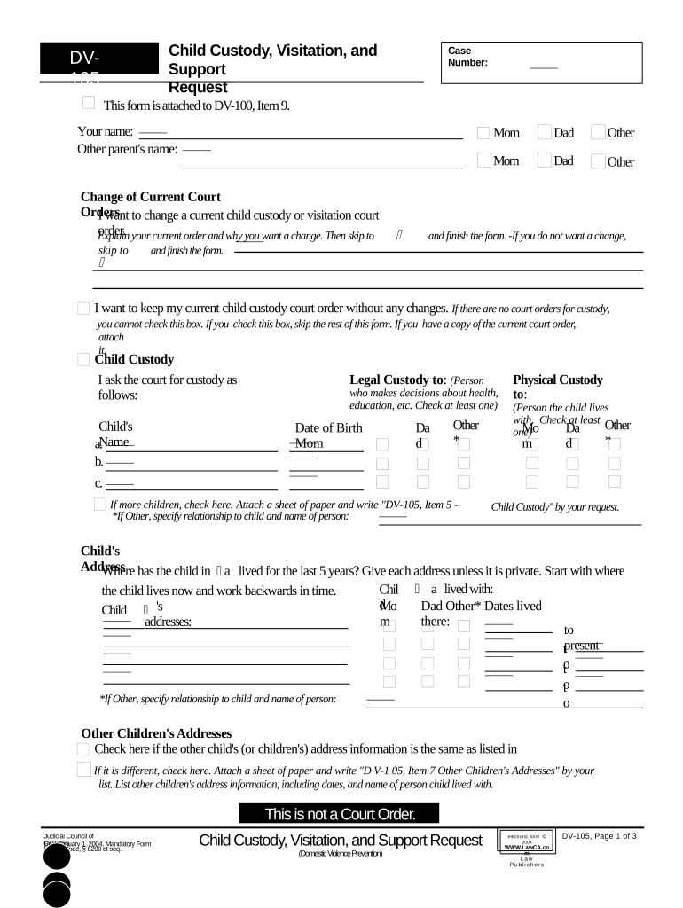 How To Fill Out Custody Forms