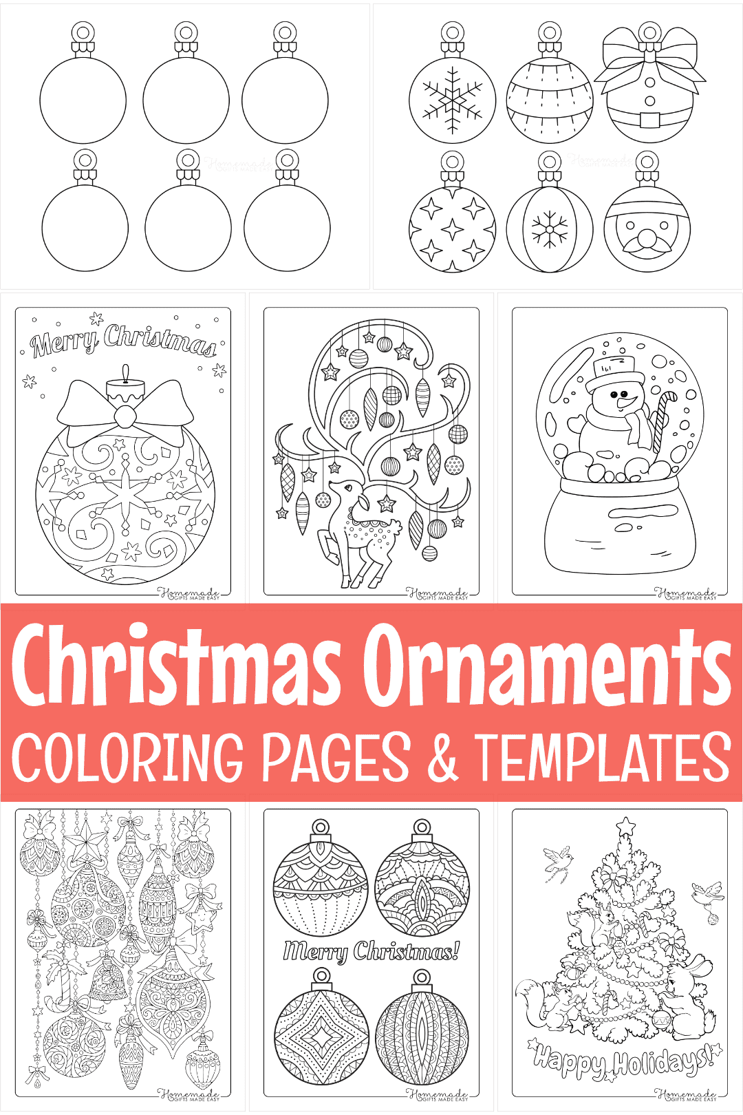 Printable Ornament Templates