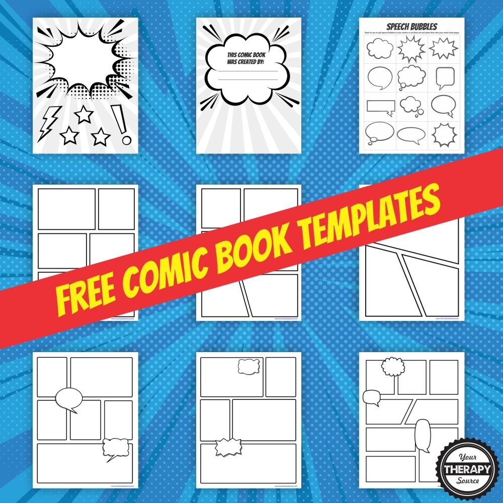 Comic Book Templates Printable