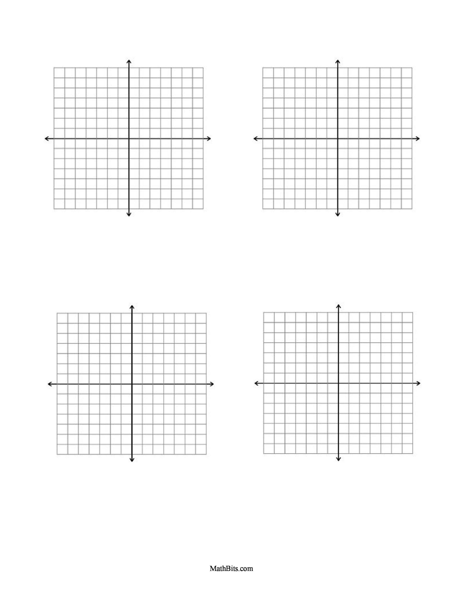 Printable Coordinate Graph Paper Coordinate Graphing Coordinate 