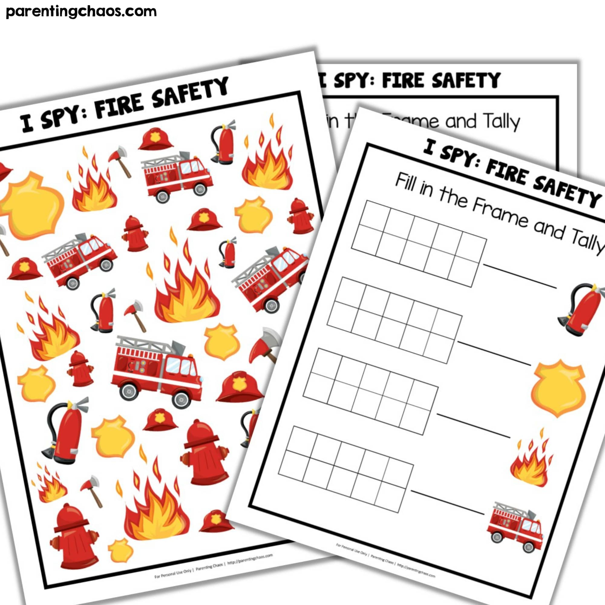 Printable Fire Safety I Spy Games For Kids Parenting Chaos