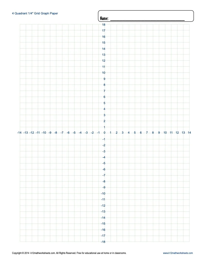 Printable Graphing Paper With X And Y Axis