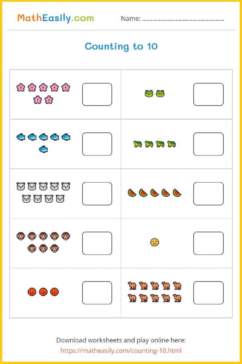 Kindergarten Worksheets Free Printable Math