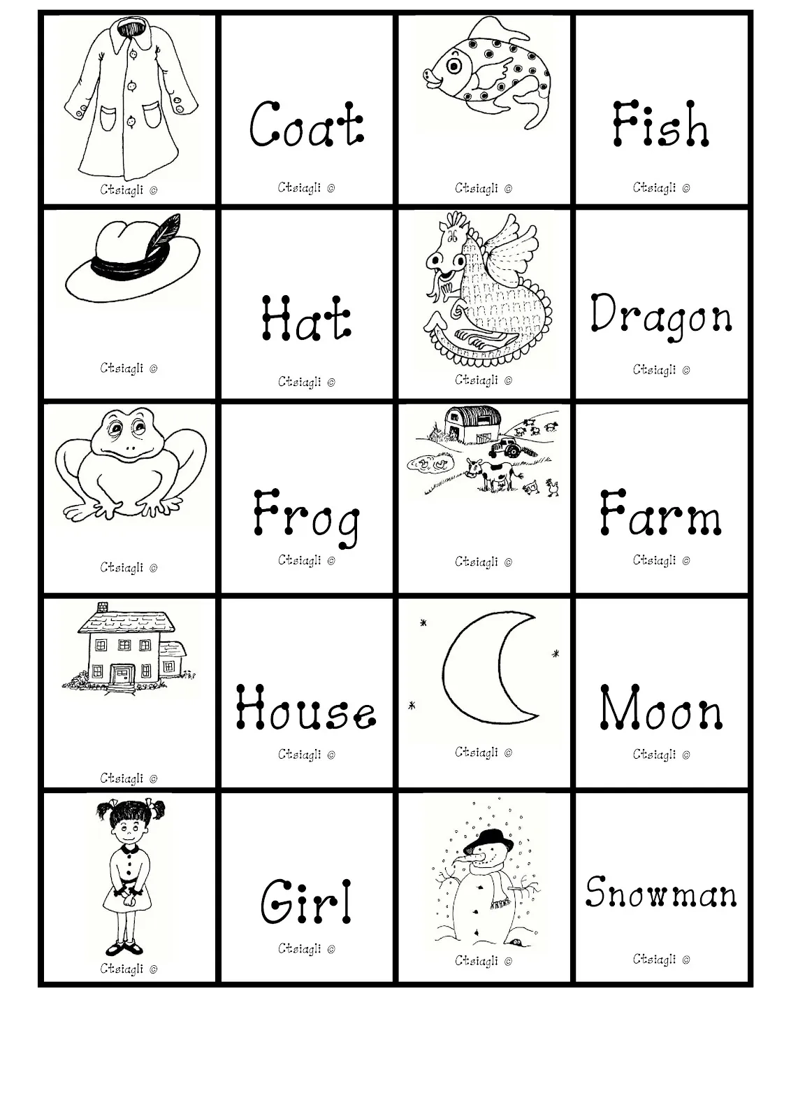 Printable Memory Activities Printable Party Favors