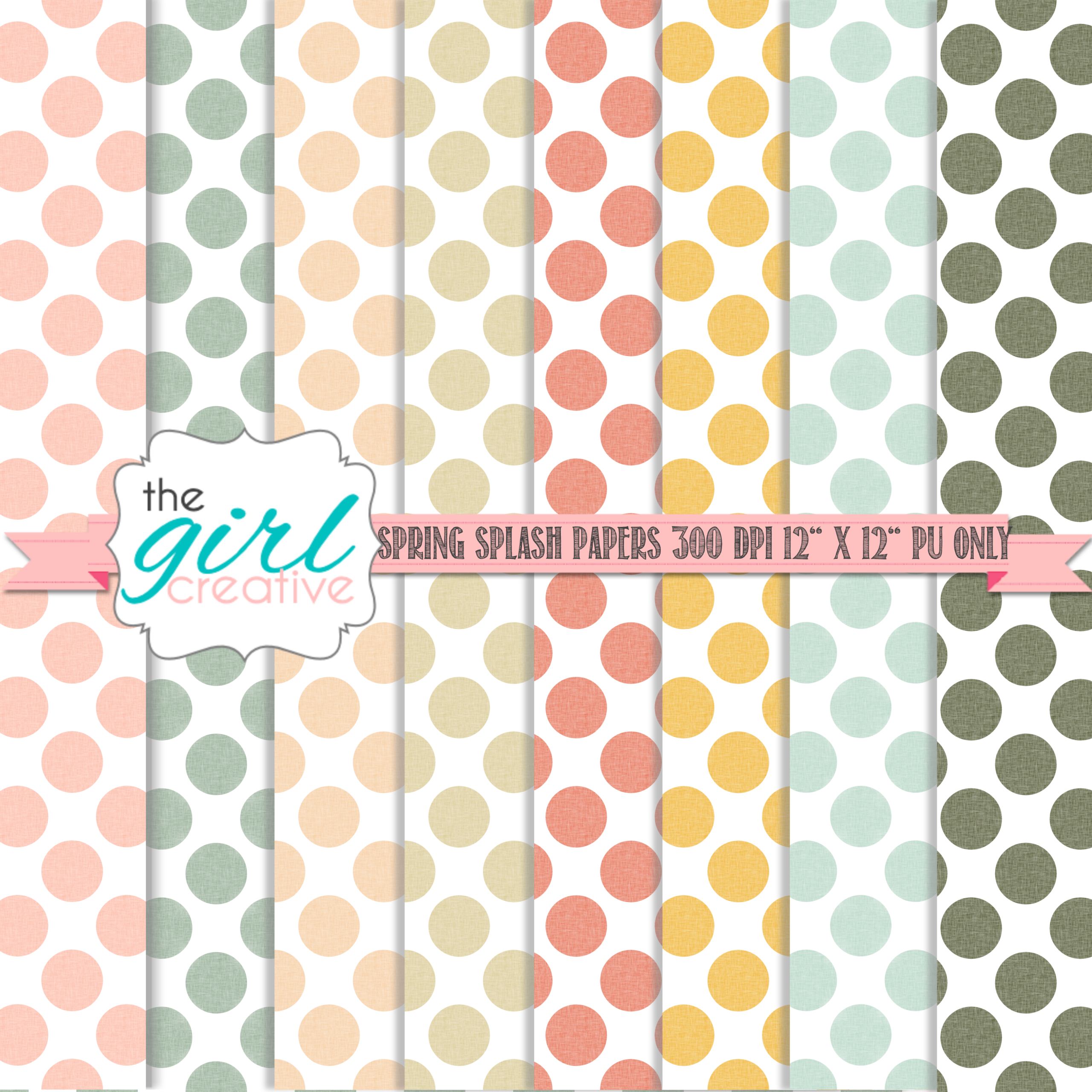 Printable Scrapbook Paper The Girl Creative