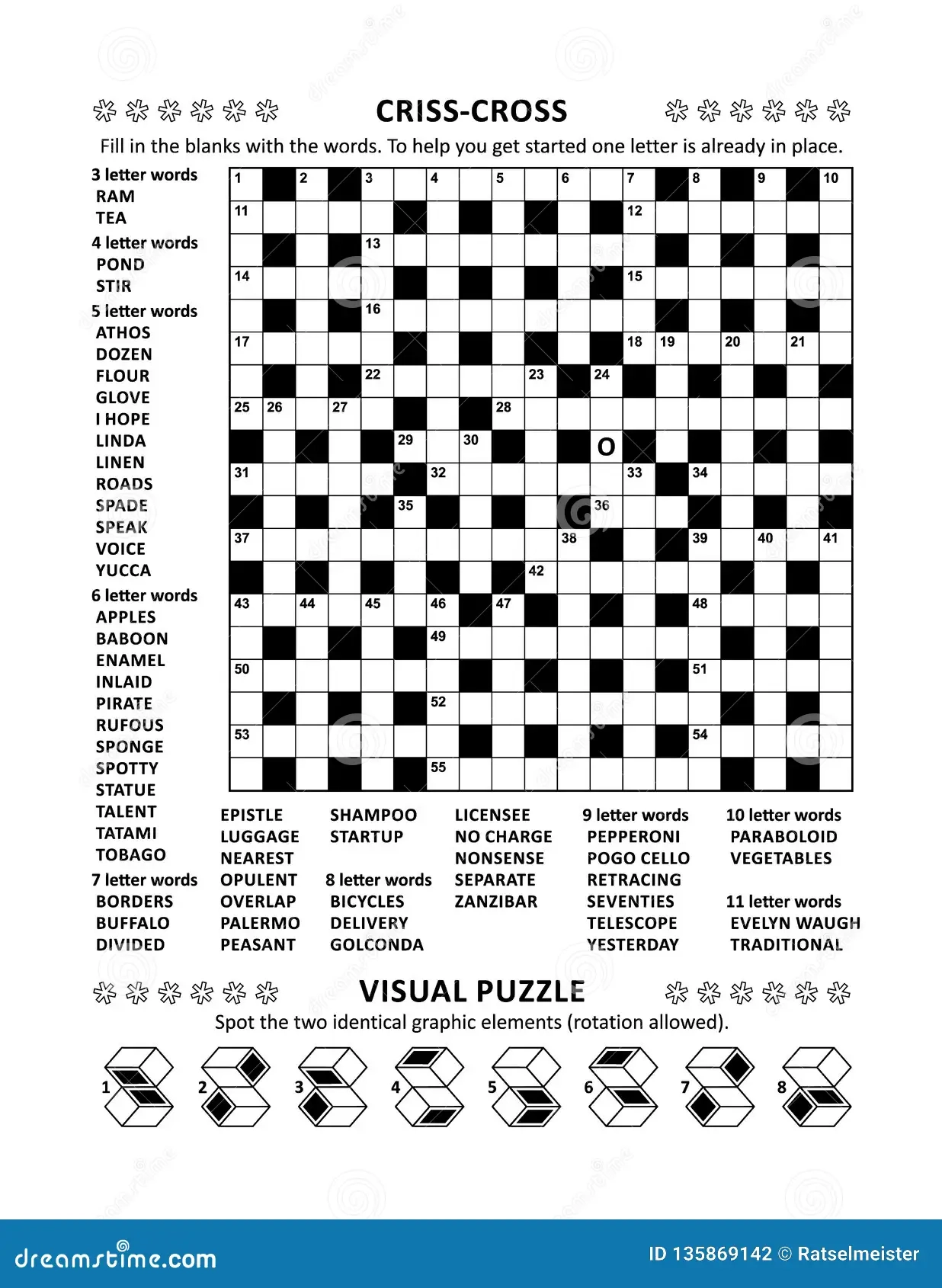 Free Printable Criss Cross Word Puzzles
