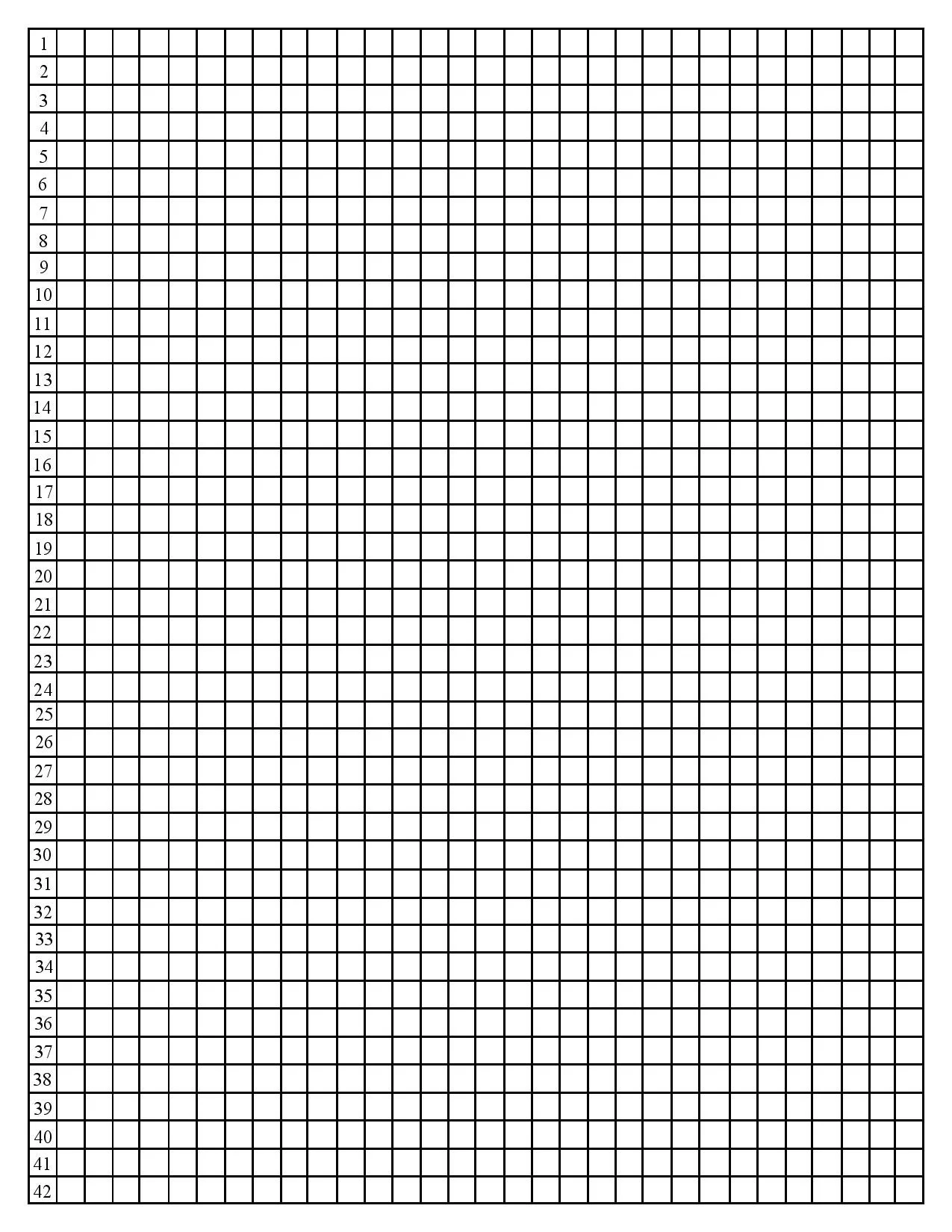 Print A Piece Of Graph Paper