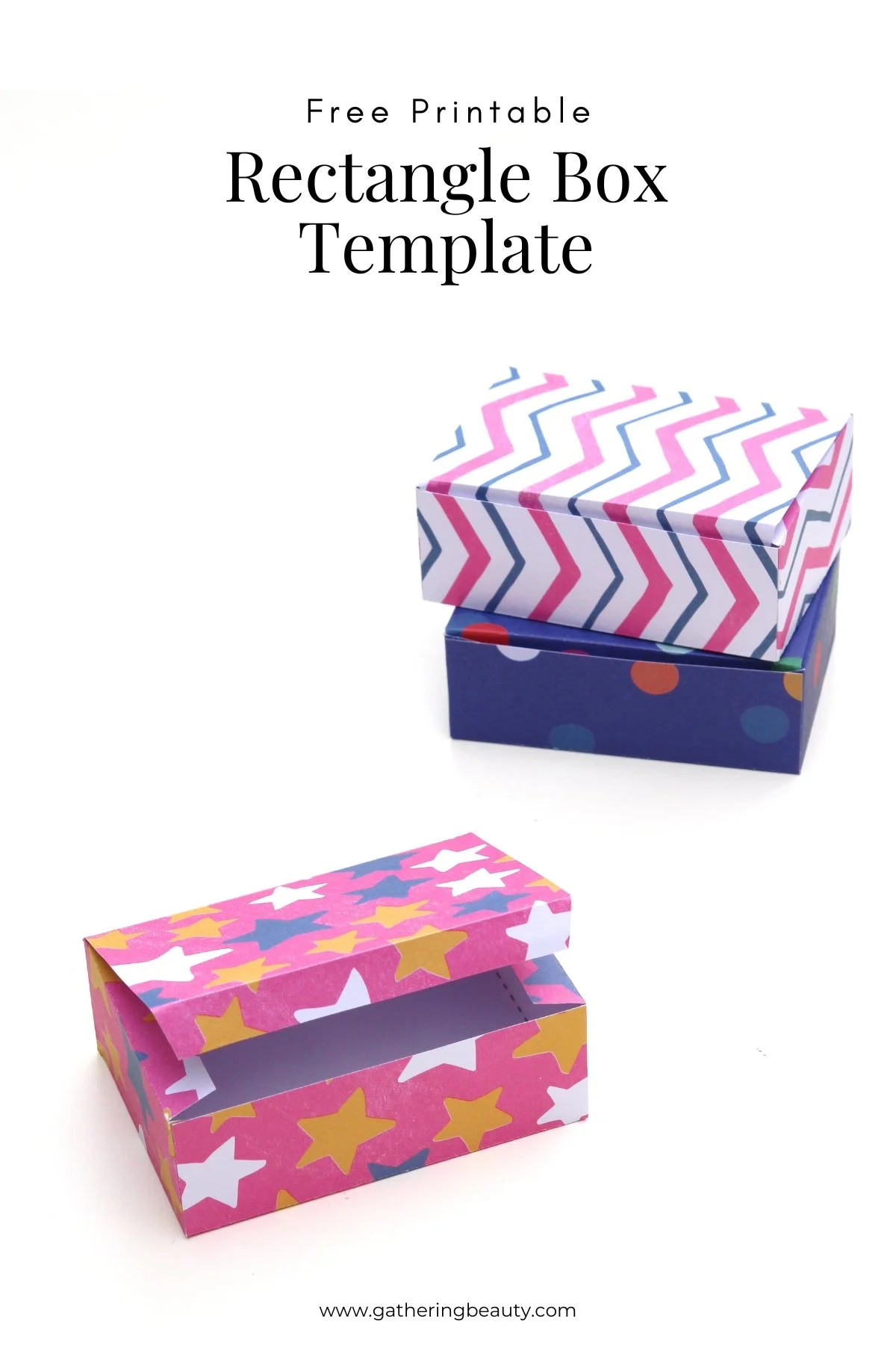Paper Box Printable Template