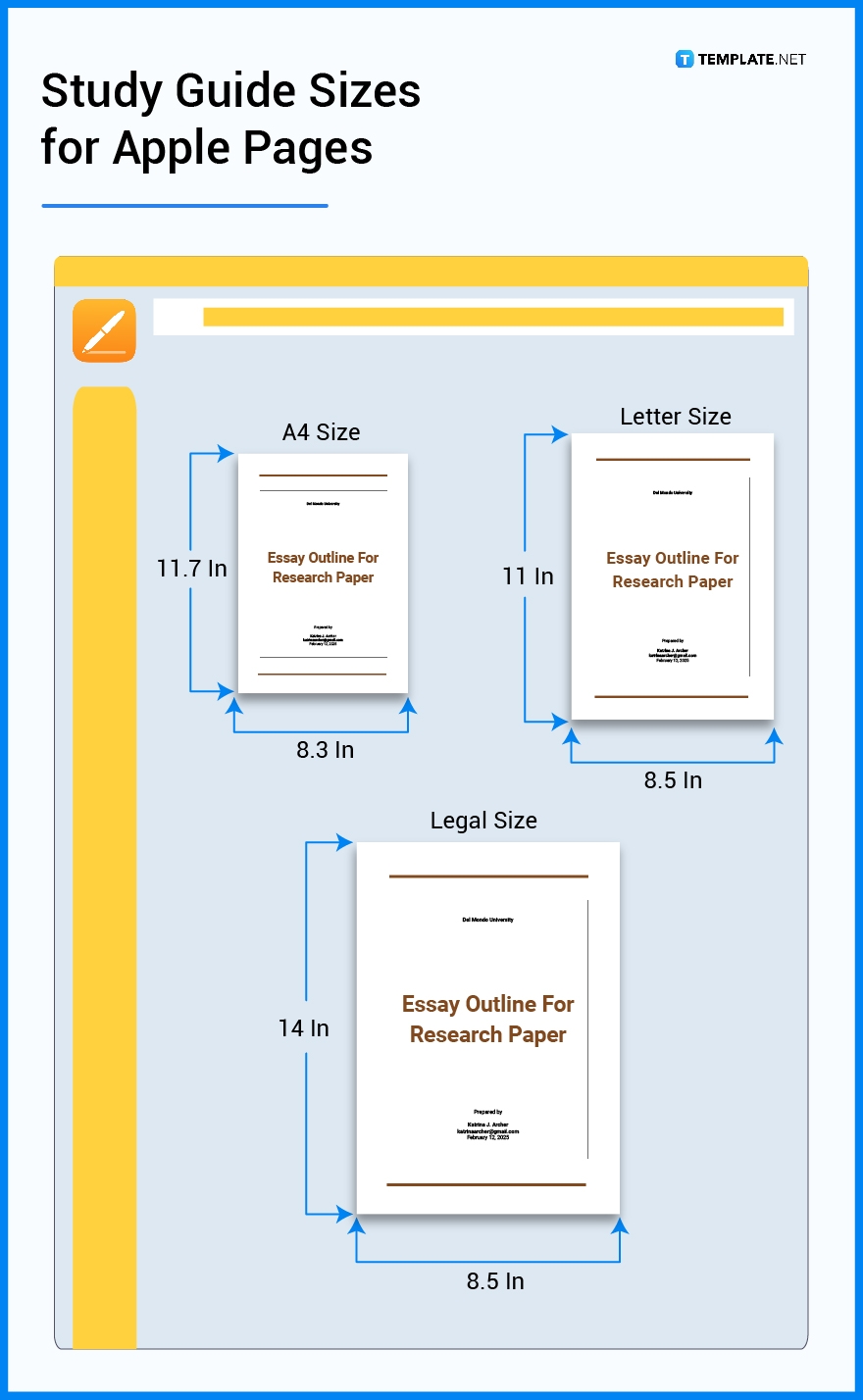Research Paper Dimension Inches Mm Cms Pixel