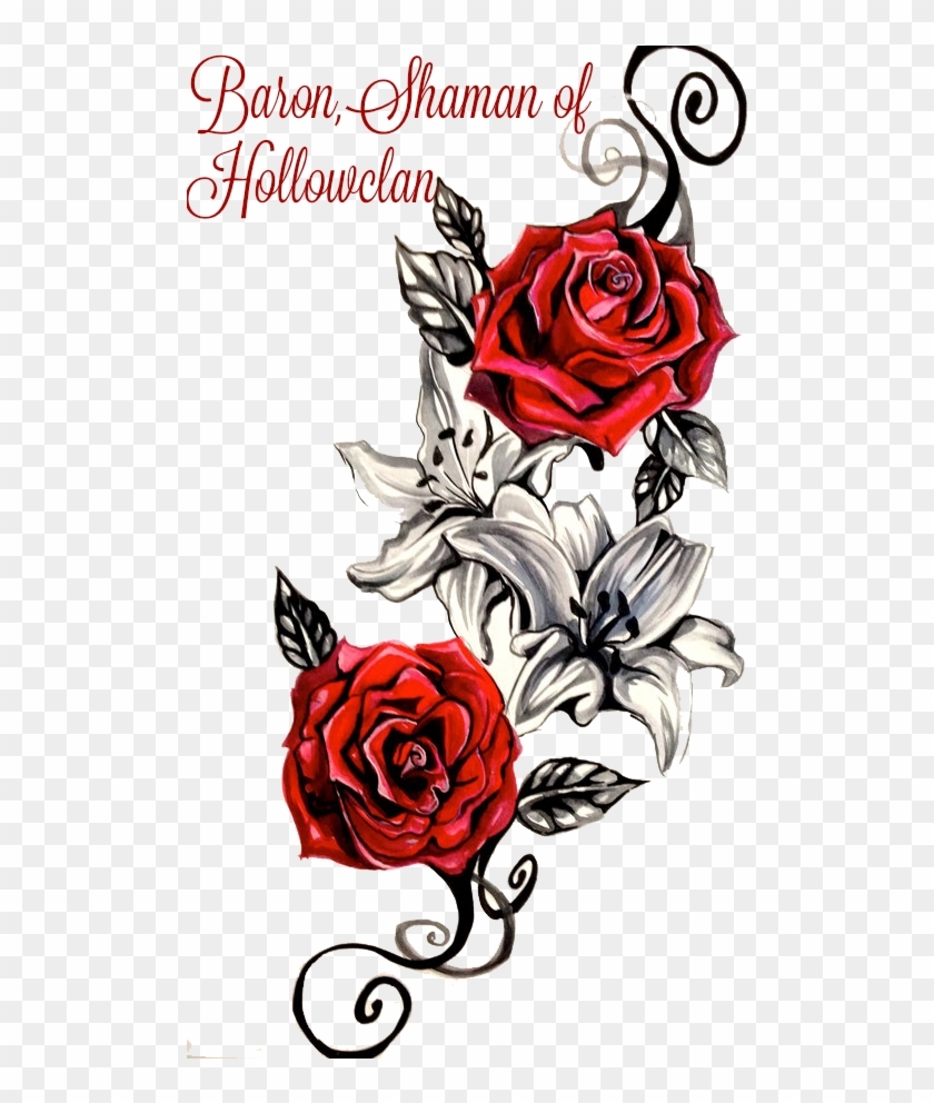 Rose Tattoo Png Clipart Rose Tattoo Designs Free Transparent 