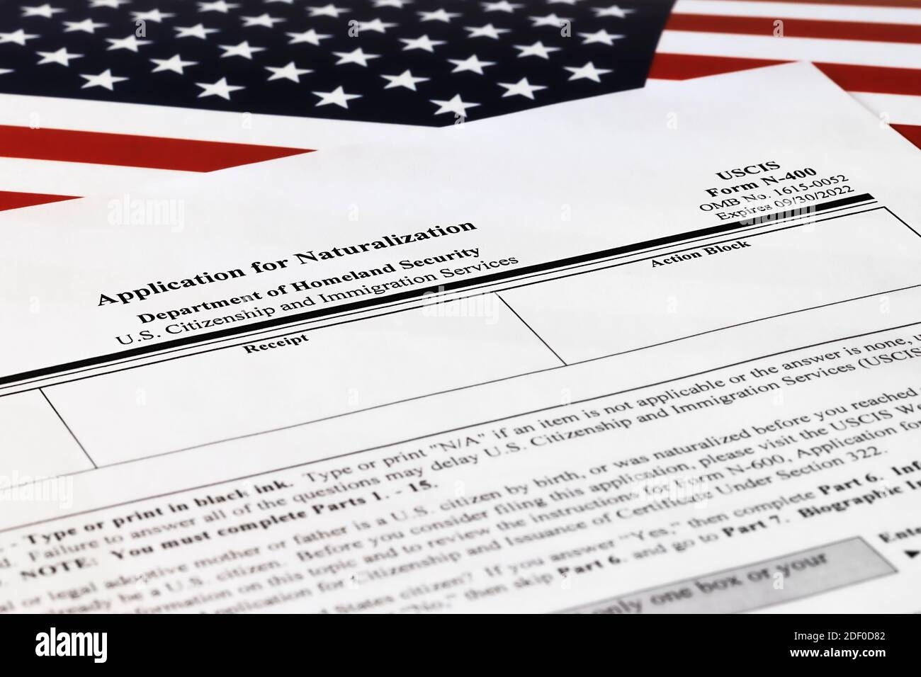 Selective Focus Photo Of N 400 Form Application For 