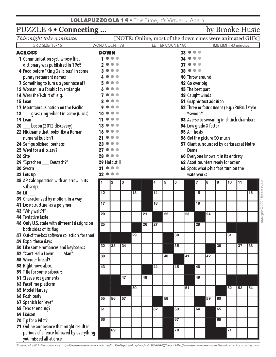 New York Times Crossword Puzzles Printable