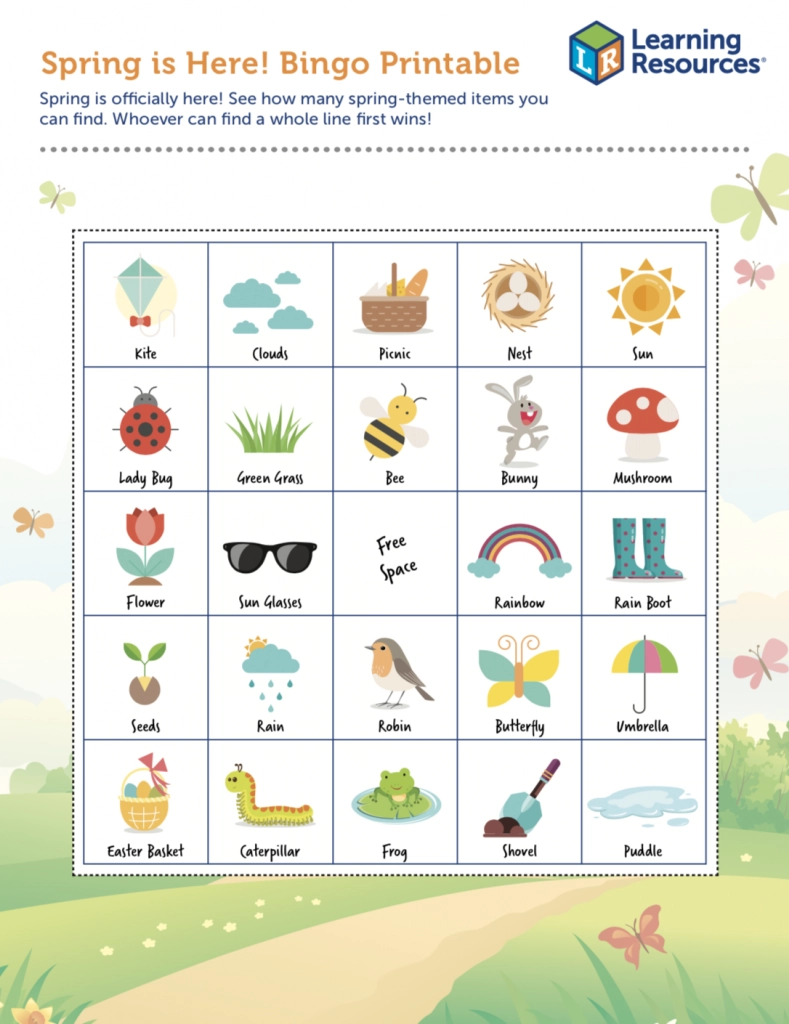 Spring Break Activity List For Kids Learning Resources