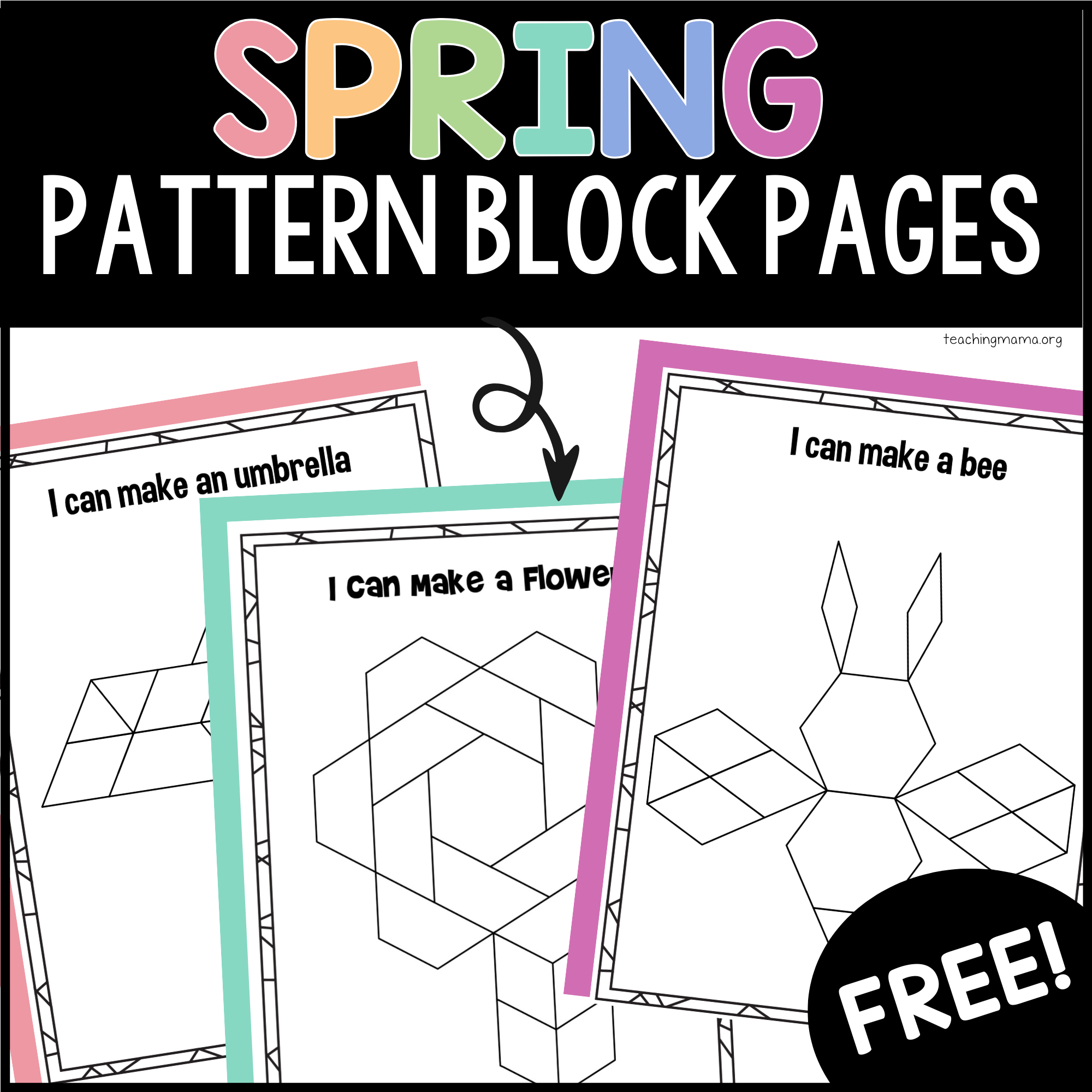 Free Pattern Block Printables