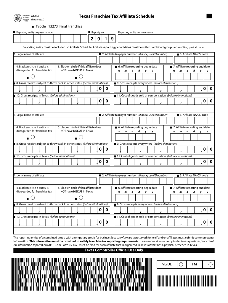 Texas Form 05 169 Instructions 2024 Printable