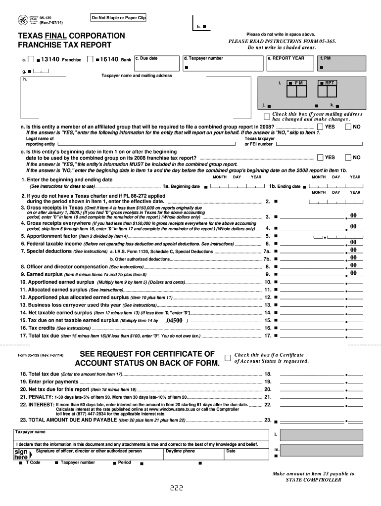 Texas Form 05 169 Instructions 2024 Printable